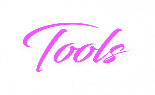 Tools pink glow no drop shadow