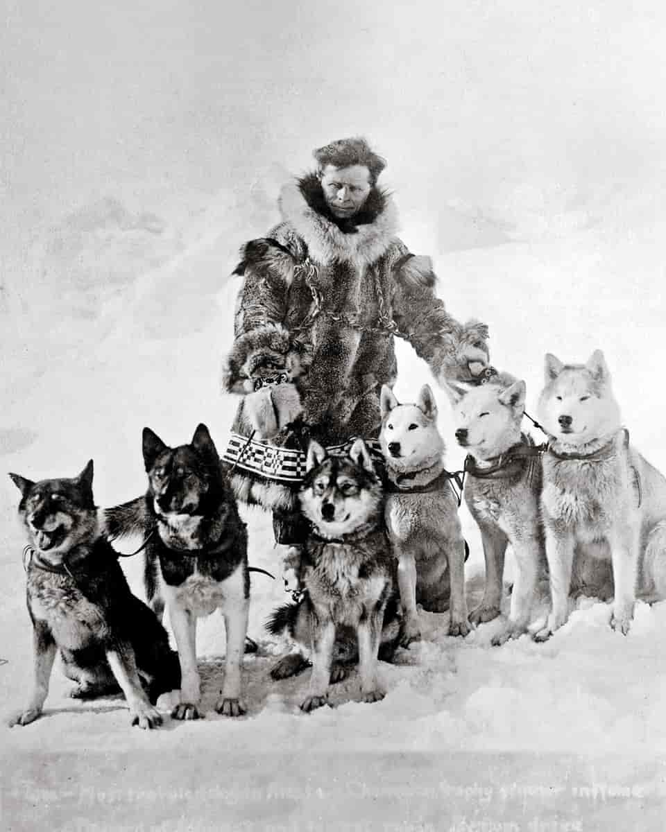 Leonhard Seppala and his Sled Dogs