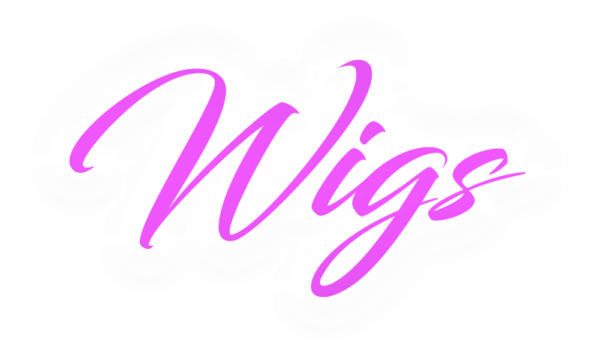 Wigs Purple White Glow No Drop Shadow Wigs Purple White Glow No Drop Shadow