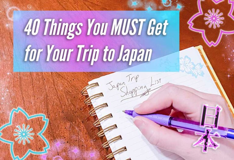 Japan-Trip-Shopping-List 40 Things You Must Get for Your Trip to Japan Blog Cover Image